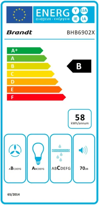 Campana extractora Brandt nueva