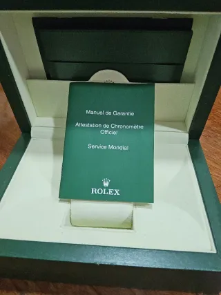 Caja y documentación Rolex Datejust