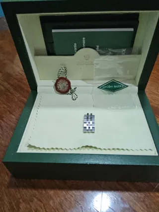 Caja y documentación Rolex Datejust