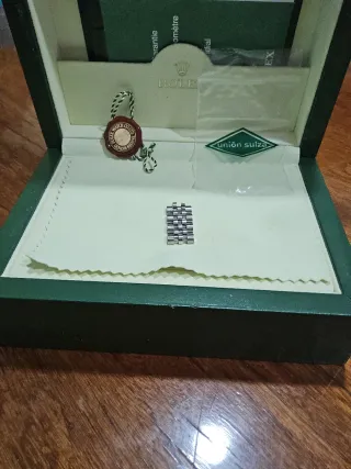 Caja y documentación Rolex Datejust