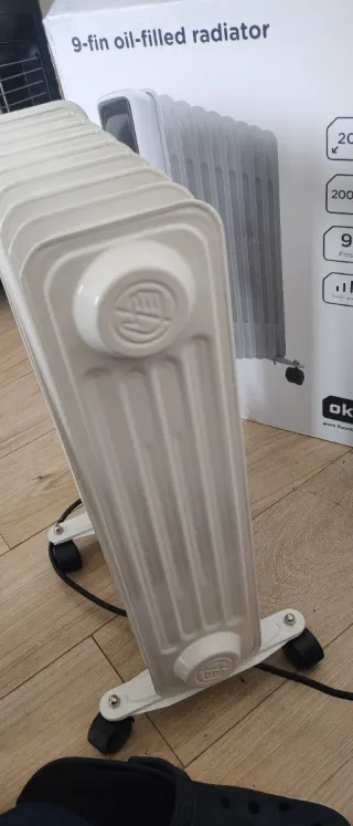 Calentador Aceite OK. 9 Aletas 2000W