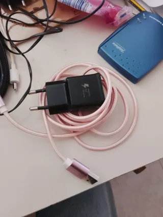 Cable Micro USB Carga Rápida Rosa