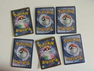 6 Carte Pokémon Rare GX e V