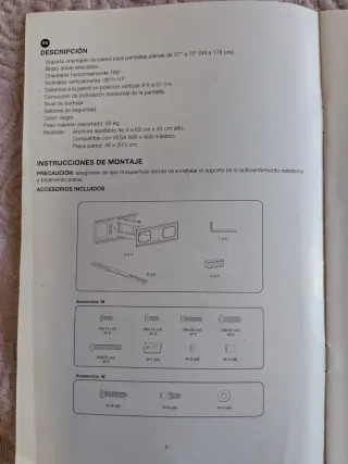 Soporte TV Fonestar STV-673N 37-70 50kg