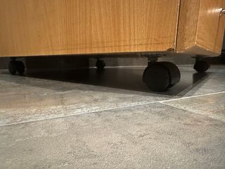 Cajonera de madera 4 cajones con ruedas