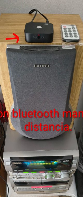 Cadena musical Aiwa NSX-S898 con bluetooth.