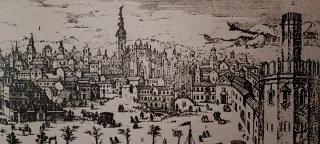 Cuadro antiguo de Triana siglo XVII