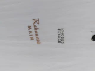 Fuentes de porcelana Limoges floral