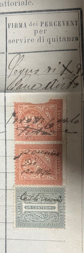 Documento de Asti Histórico 1870