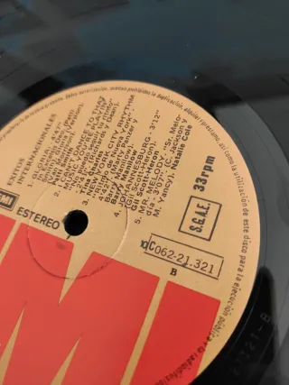 Vinilo LP Éxitos Internacionales Varios Artistas