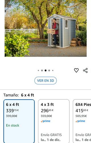 Caseta de jardín, 130x192x198cm y 2,2m2, Suelo