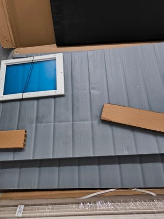 Caseta de jardín, 130x192x198cm y 2,2m2, Suelo