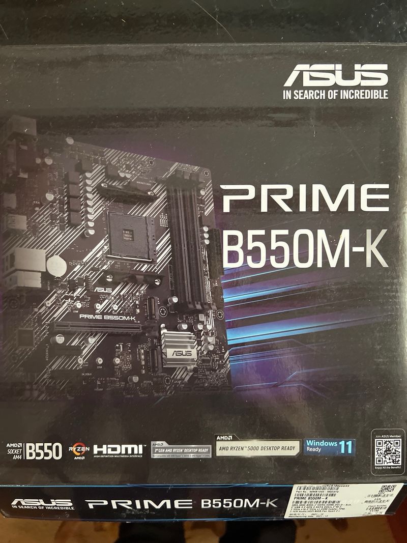 Placa Base ASUS PRIME B550M-K AM4 afbeelding 4
