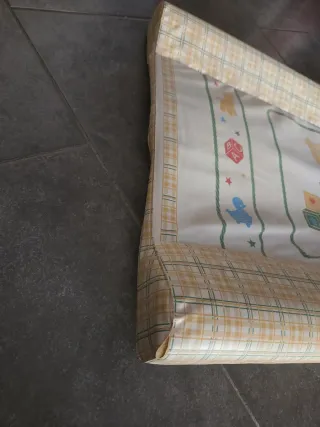 Colchon para cambiador bebé 80x50cm con osito