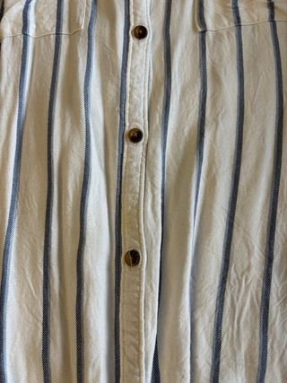 Camisa Hollister Rayas Azul Blanco