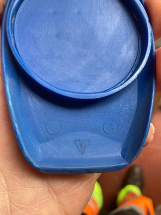 Tapa azul para limpiaparabrisas