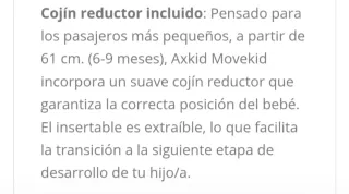 Silla coche Axkid MOVEKID contramarcha