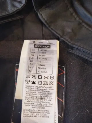 Pantalón esquí Wed'ze Talla 10