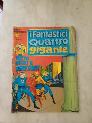 Lotto 4 fumetti originali fantastici 4 gigante