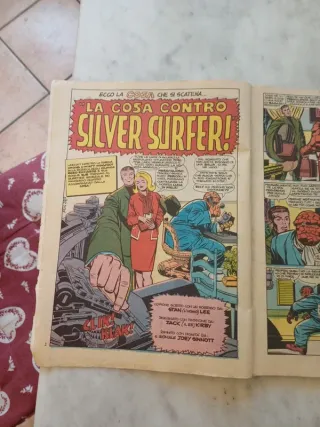 Lotto 4 fumetti originali fantastici 4 gigante