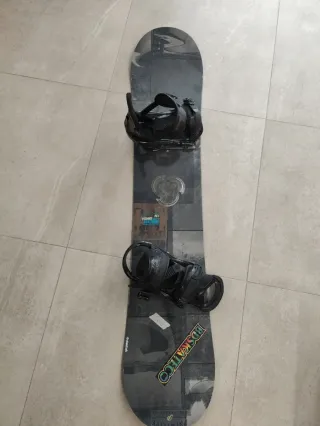 Tabla Snow Burton 134cm con Fijaciones