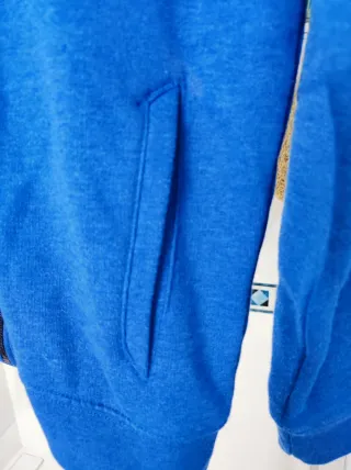 Sudadera Joma Azul con Cremallera y Capucha Talla