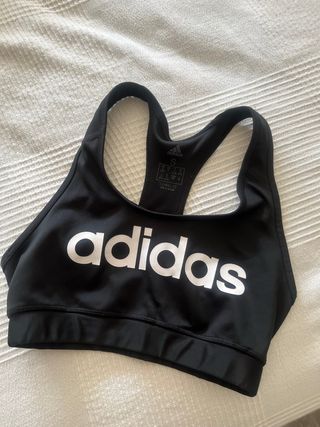 Adidas Sujetador Deportivo Negro Talla S