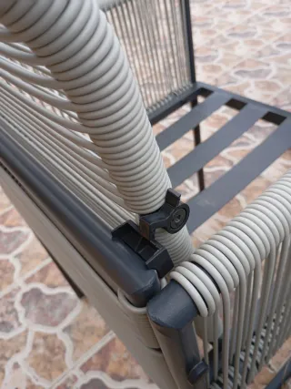 Mesa 150x90 y 4 Sillas de Jardín o terraza