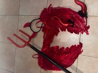 Disfraz Vampiresa Rojo talla s