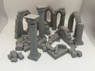 Conjunto Ruínas D&D