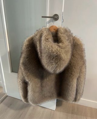 Abrigo pelo Zara mujer