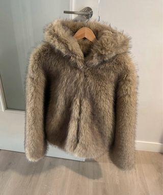 Abrigo pelo Zara mujer