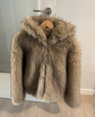 Abrigo pelo Zara mujer