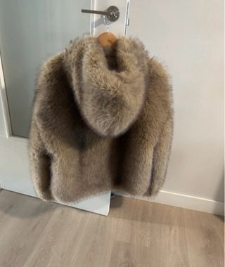 Abrigo pelo Zara mujer