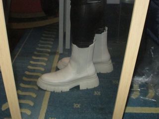 BOTINES DE MUJER ELASTICOS CON PLATAFORMA Nº 40