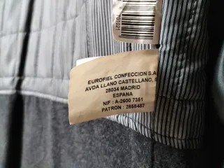 Chaqueta de piel Springfield Negra