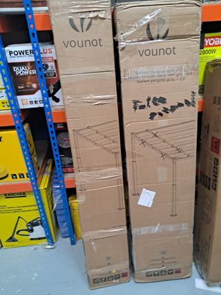 Pérgola Autoportante con Techo Retráctil 3x3m, Carpa Cenador