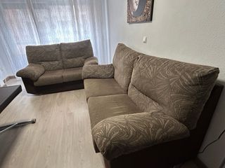 Sofá 3 plazas + 2 plazas tela