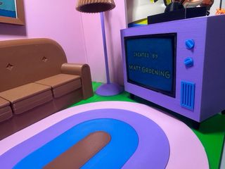 Diorama Salón The Simpsons