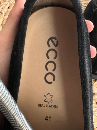 Mocasines de ante negro ECCO – Hombre | Talla 41