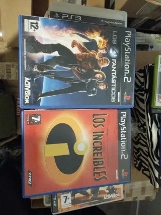 Juegos PS2 Los 4 Fantásticos 5€ Los Increíbles 5€