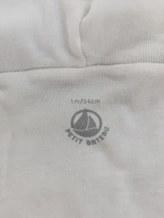 Mono/Buzo Petit Bateau Rayas Recién Nacido