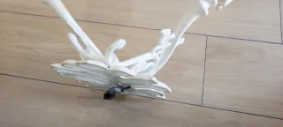 Aplique de pared antiguo blanco