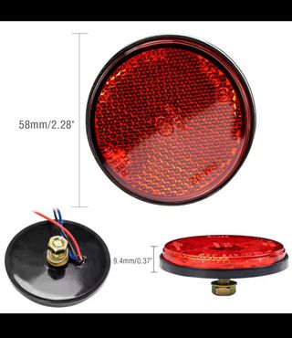 Luces Freno LED Moto Redondas