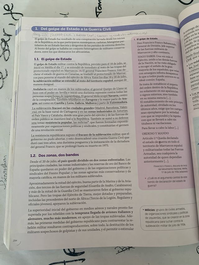 HISTORIA DE ESPAÑA 2 BTO CONSTRUYENDO MUNDOS