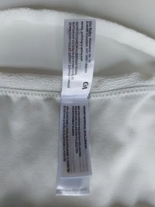 Bikini crudo con detalle de hebilla