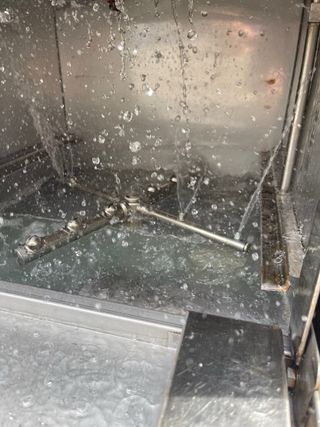 Lavavasos industrial para bar