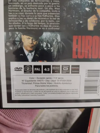DVD Europa Lars Von Trier