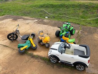 Lote Vehículos Infantiles: Moto, Quad, Coche...