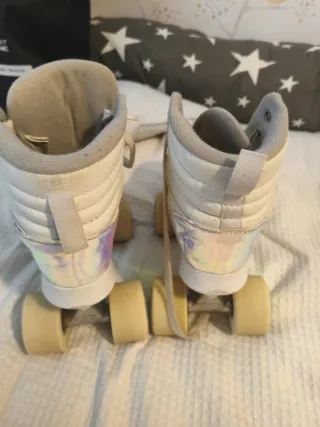 Patines Oxelo 4 Ruedas Blancos 32-34